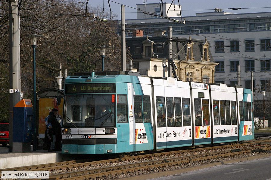 Straßenbahn Mannheim - 603
/ Bild: mvg603_e0025864.jpg Straßenbahn Mannheim - 603
/ Bild: mvg603_e0025864.jpg