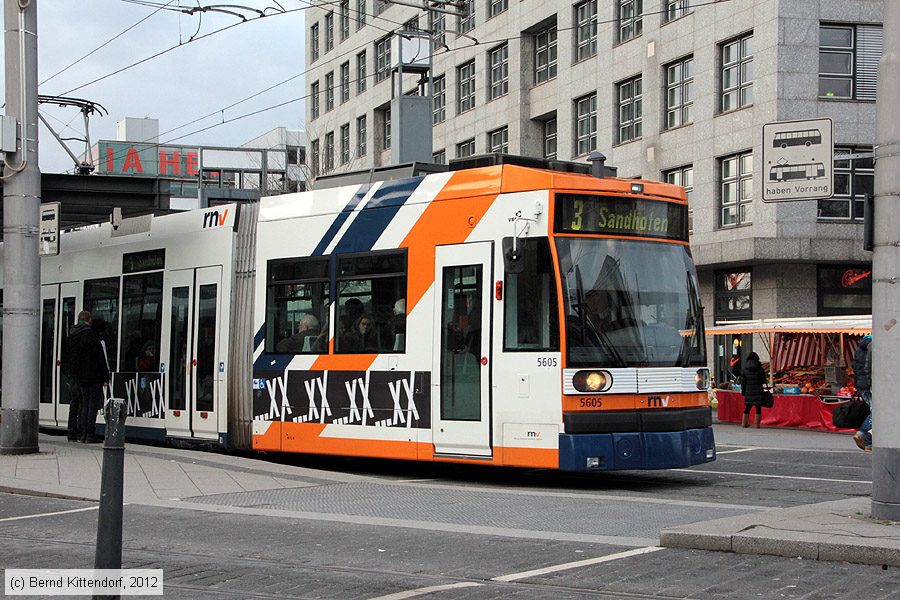 Straßenbahn Mannheim - 5605
/ Bild: rnv5605_bk1212280083.jpg