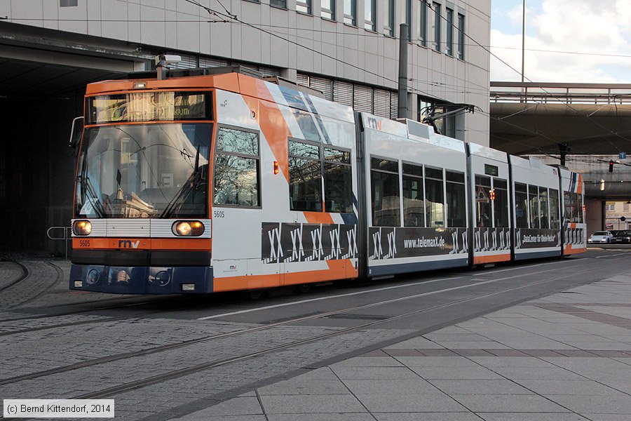 Straßenbahn Mannheim - 5605
/ Bild: rnv5605_bk1402170025.jpg