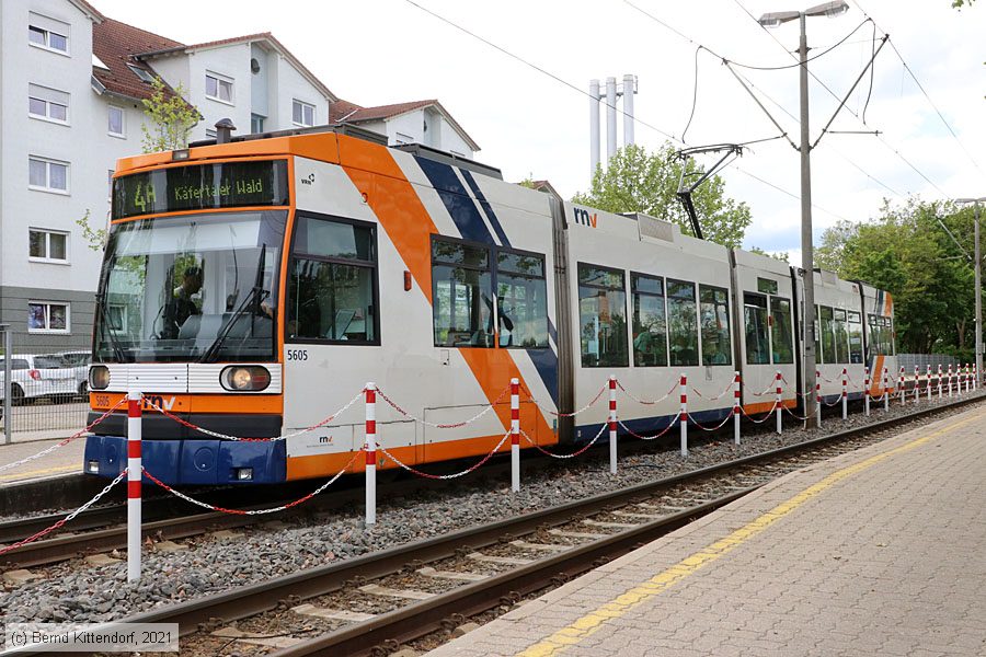 Stra&szlig;enbahn Mannheim - 5605
/ Bild: rnv5605_bk2105200007.jpg