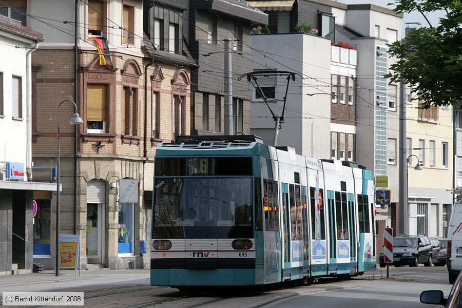Straßenbahn Mannheim - 605
/ Bild: mvg605_bk0806260025.jpg Straßenbahn Mannheim - 605
/ Bild: mvg605_bk0806260025.jpg