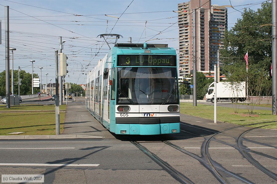 Straßenbahn Mannheim - 605
/ Bild: mvg605_cw0707140029.jpg