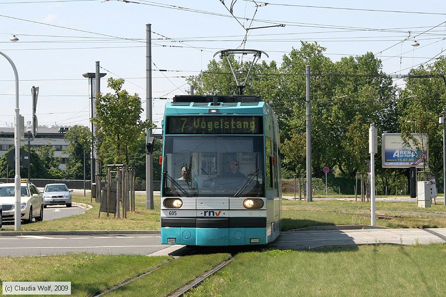 Stra&szlig;enbahn Mannheim - 605
/ Bild: mvg605_cw0906240042.jpg