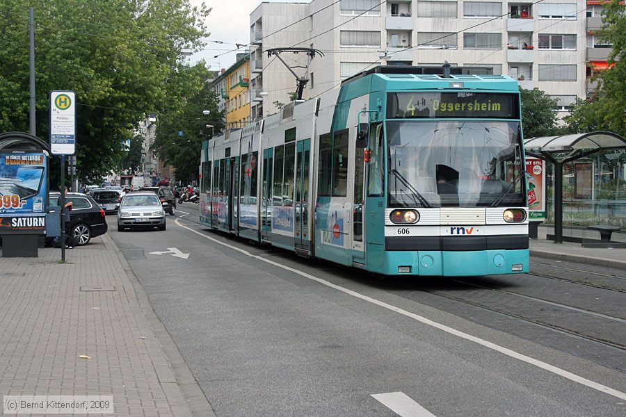 Stra&szlig;enbahn Mannheim - 606
/ Bild: mvg606_bk0906290007.jpg