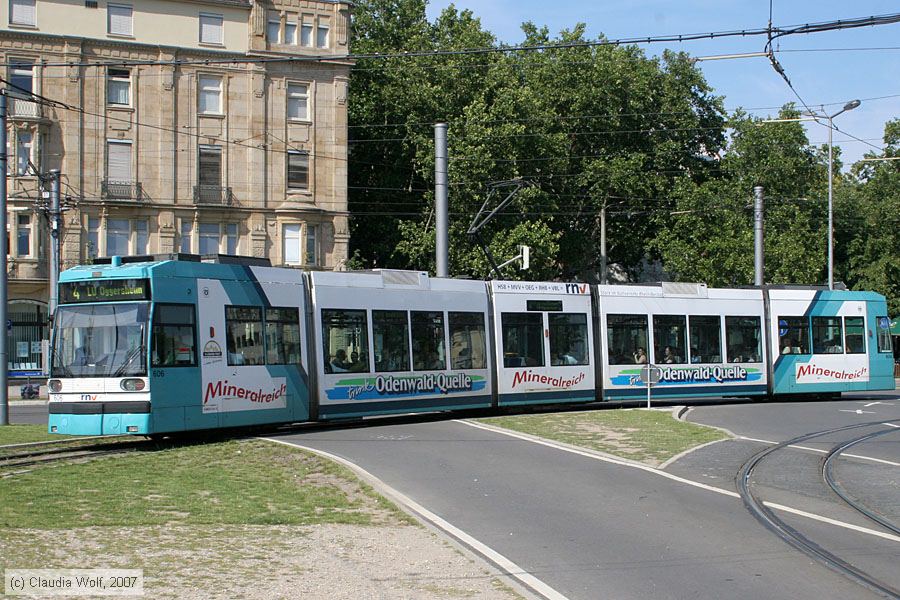 Straßenbahn Mannheim - 606
/ Bild: mvg606_cw0707140014.jpg
