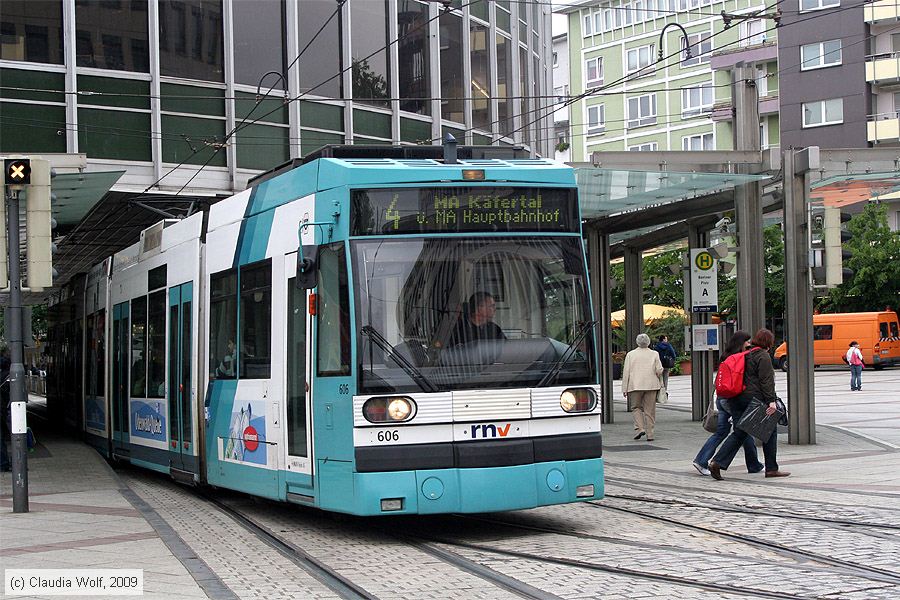 Straßenbahn Mannheim - 606
/ Bild: mvg606_cw0905130015.jpg