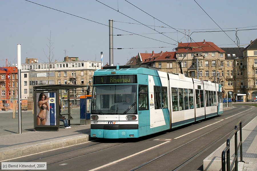 Straßenbahn Mannheim - 607
/ Bild: mvg607_bk0704010086.jpg
