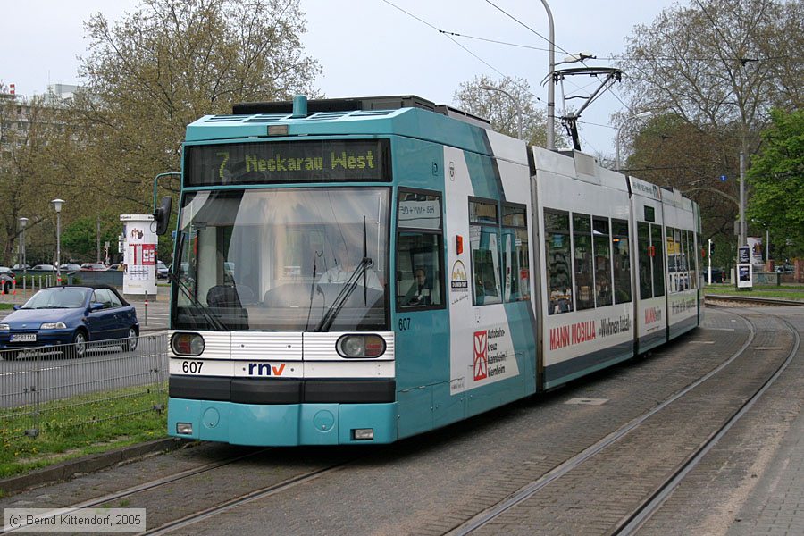 Straßenbahn Mannheim - 607
/ Bild: mvg607_e0016409.jpg