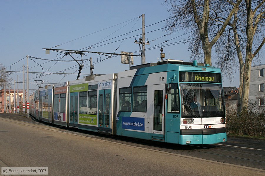 Straßenbahn Mannheim - 608
/ Bild: mvg608_bk0703150069.jpg