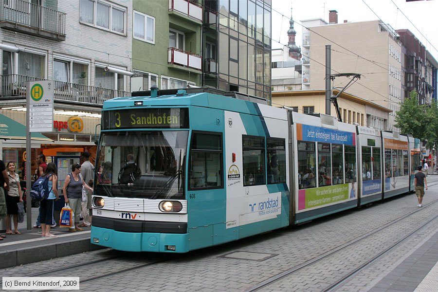 Straßenbahn Mannheim - 608
/ Bild: mvg608_bk0907030017.jpg