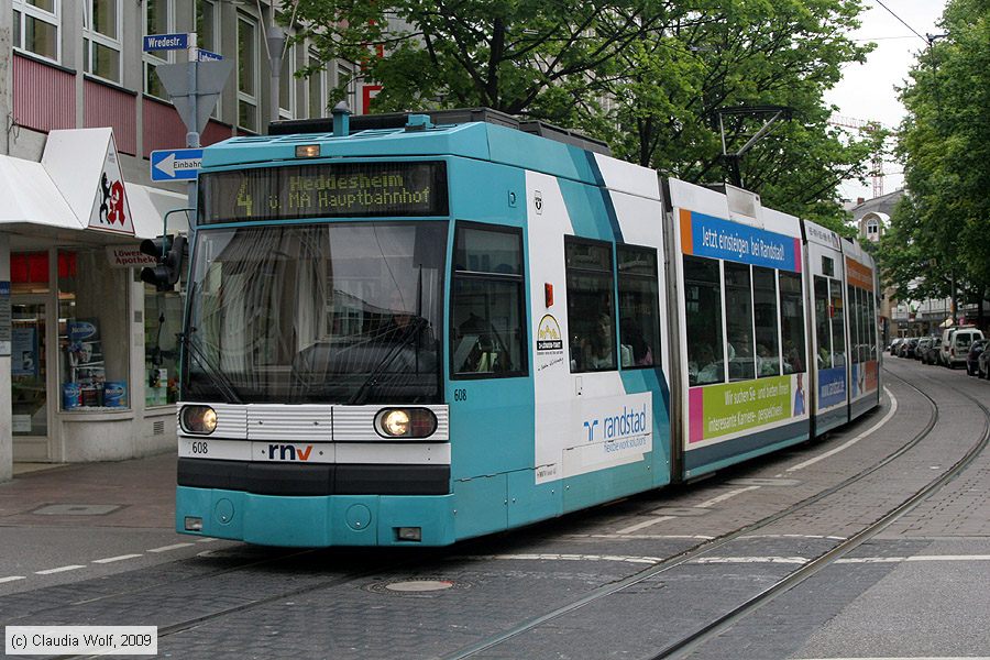 Straßenbahn Mannheim - 608
/ Bild: mvg608_cw0904270079.jpg