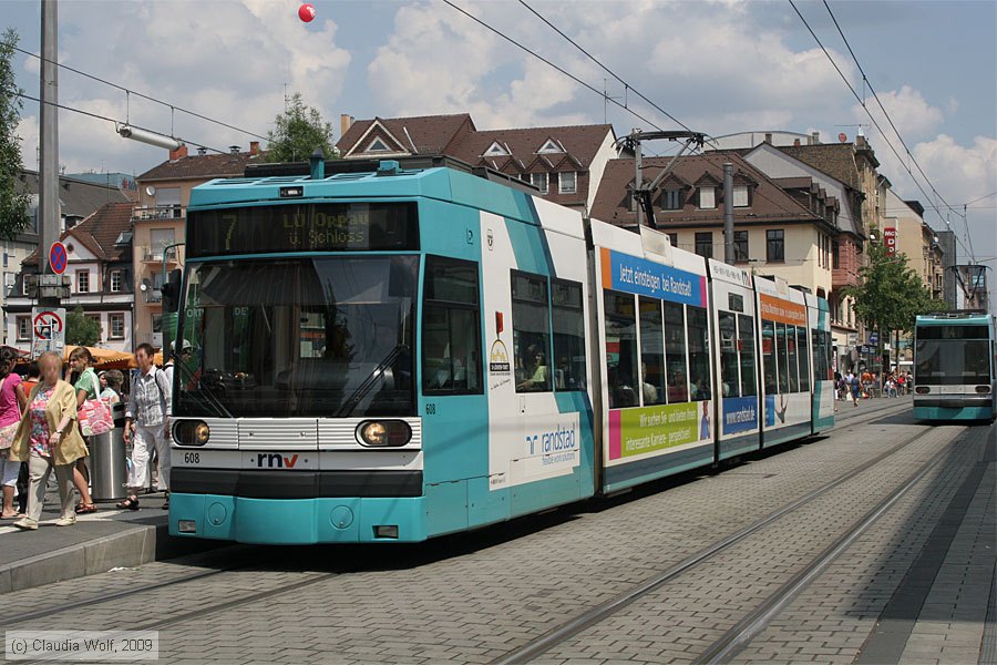 Straßenbahn Mannheim - 608
/ Bild: mvg608_cw0907020065.jpg