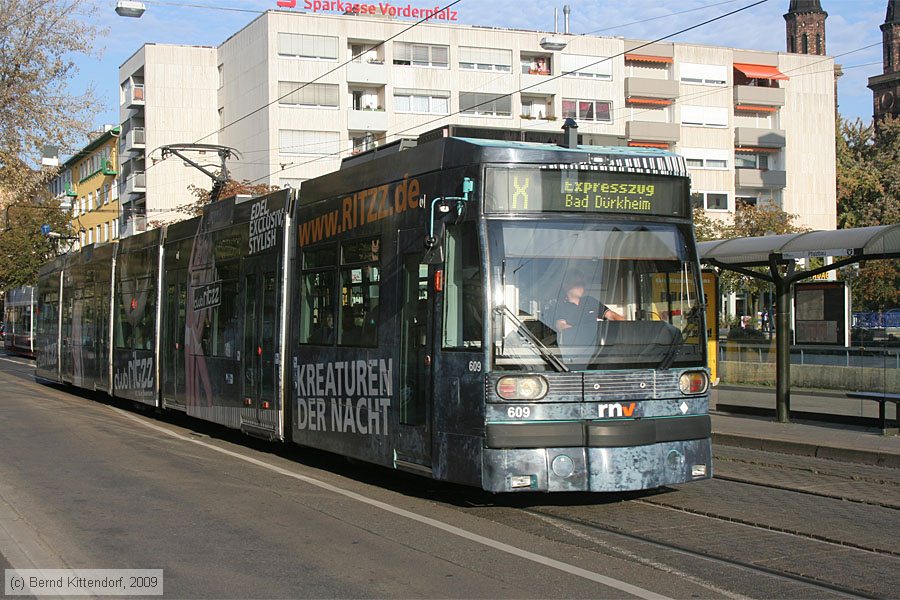 Straßenbahn Mannheim - 609
/ Bild: mvg609_bk0910090016.jpg
