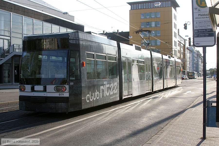 Straßenbahn Mannheim - 609
/ Bild: mvg609_bk0910090017.jpg