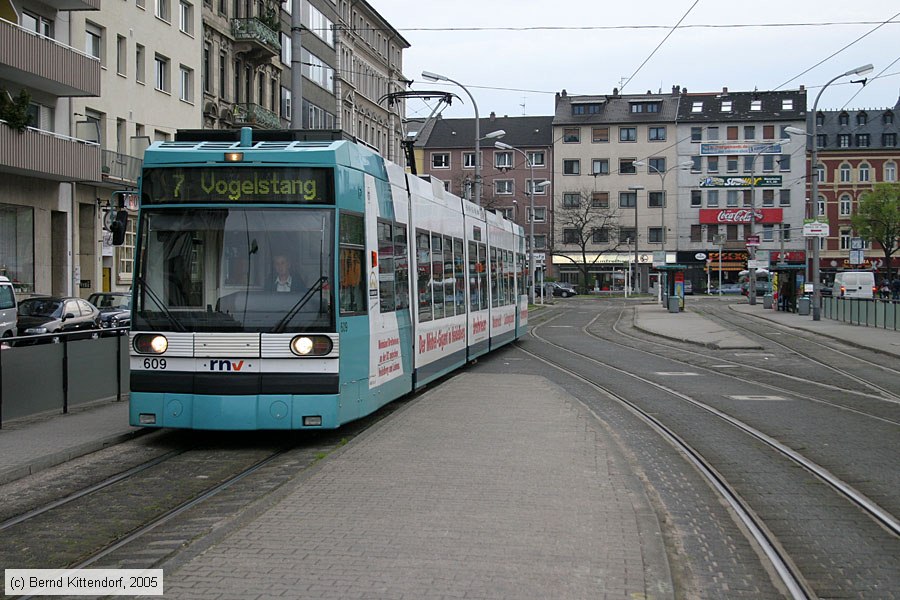 Straßenbahn Mannheim - 609
/ Bild: mvg609_e0016408.jpg Straßenbahn Mannheim - 609
/ Bild: mvg609_e0016408.jpg
