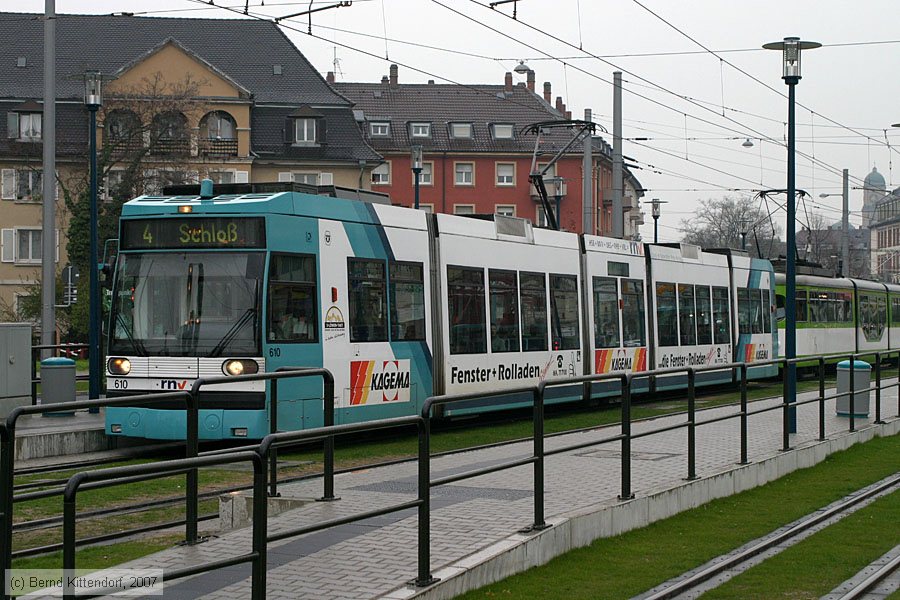 Straßenbahn Mannheim - 610
/ Bild: mvg610_bk0703310071.jpg