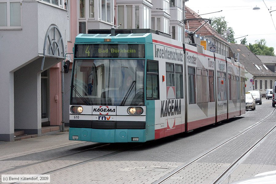 Straßenbahn Mannheim - 610
/ Bild: mvg610_bk0905180009.jpg