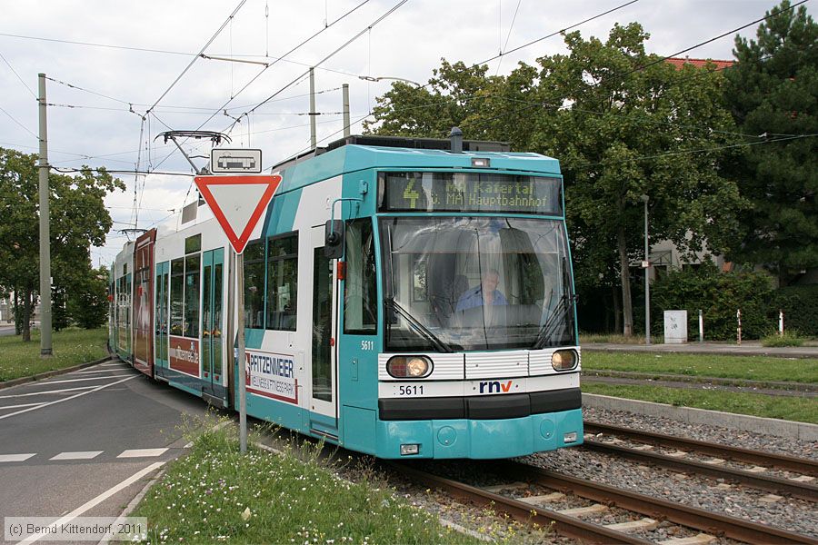 Stra&szlig;enbahn Mannheim - 5611
/ Bild: rnv5611_bk1107140032.jpg