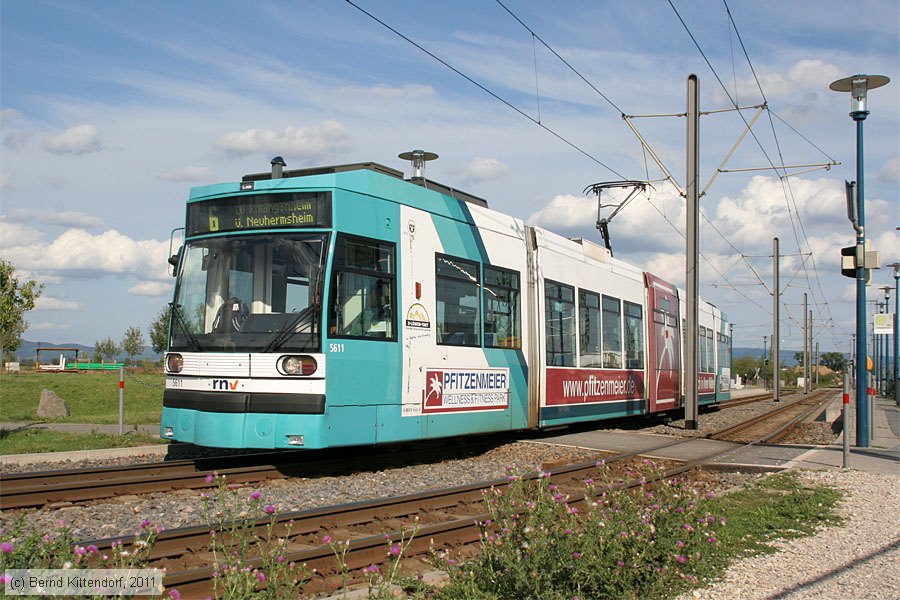 Straßenbahn Mannheim - 5611
/ Bild: rnv5611_bk1107230019.jpg