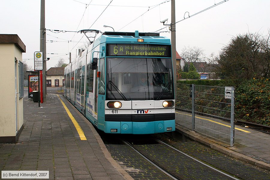 Straßenbahn Mannheim - 611
/ Bild: mvg611_bk0711170001.jpg