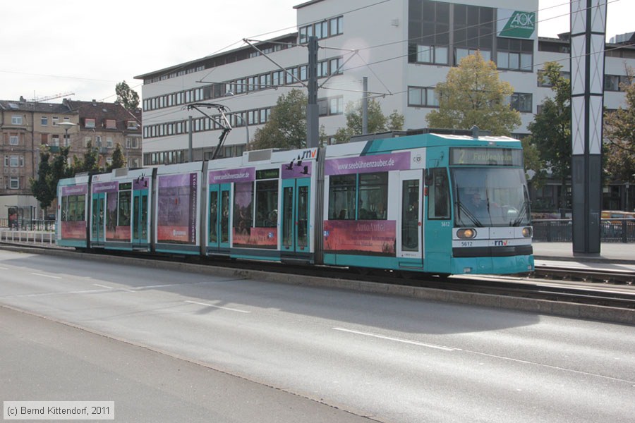 Straßenbahn Mannheim - 5612
/ Bild: rnv5612_bk1109060035.jpg