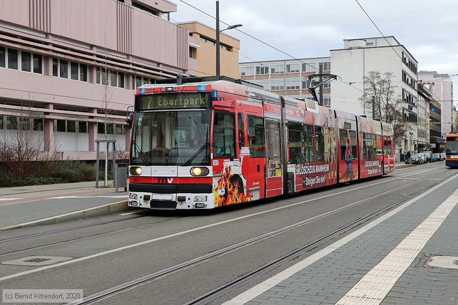 Straßenbahn Mannheim - 5612
/ Bild: rnv5612_bk2002200063.jpg