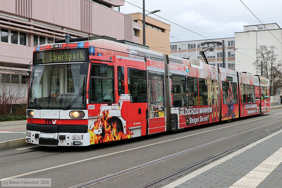 Straßenbahn Mannheim - 5612
/ Bild: rnv5612_bk2002200064.jpg