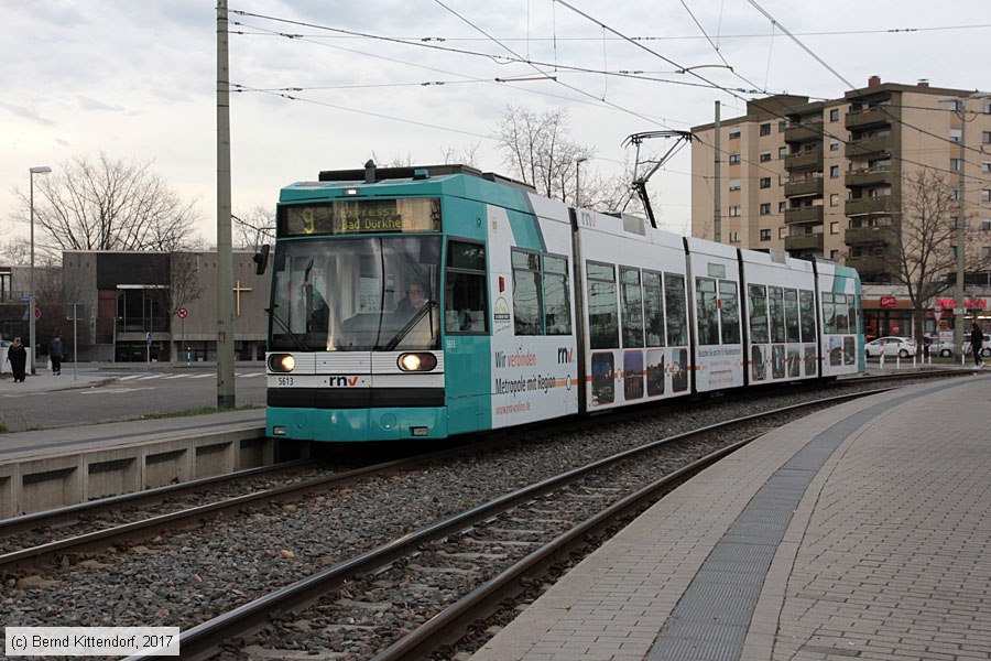 Straßenbahn Mannheim - 5613
/ Bild: rnv5613_bk1703040041.jpg Straßenbahn Mannheim - 5613
/ Bild: rnv5613_bk1703040041.jpg