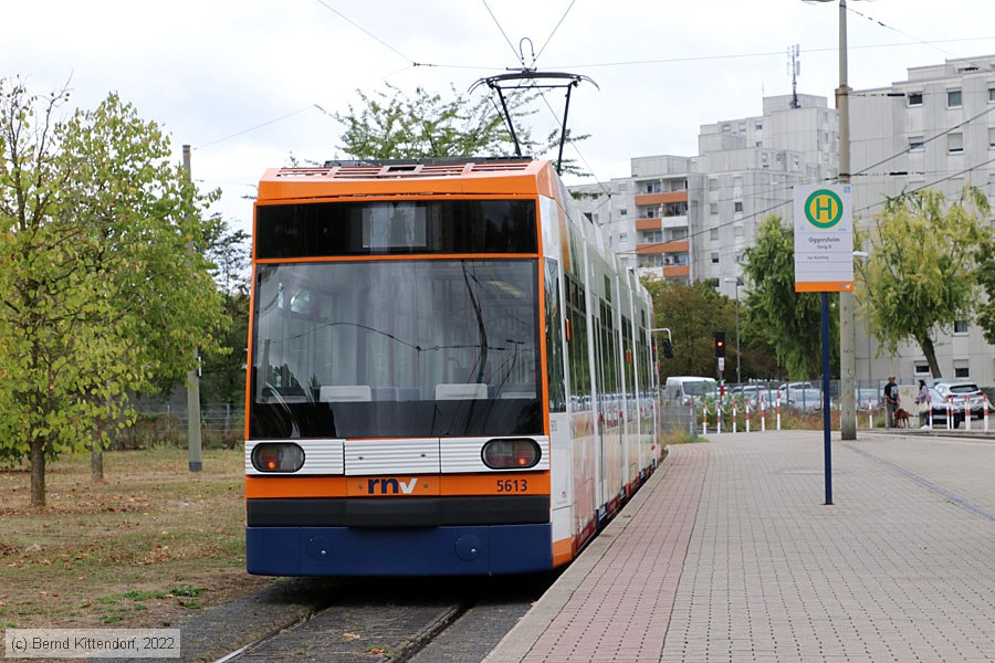 Stra&szlig;enbahn Mannheim - 5613
/ Bild: rnv5613_bk2209100003.jpg