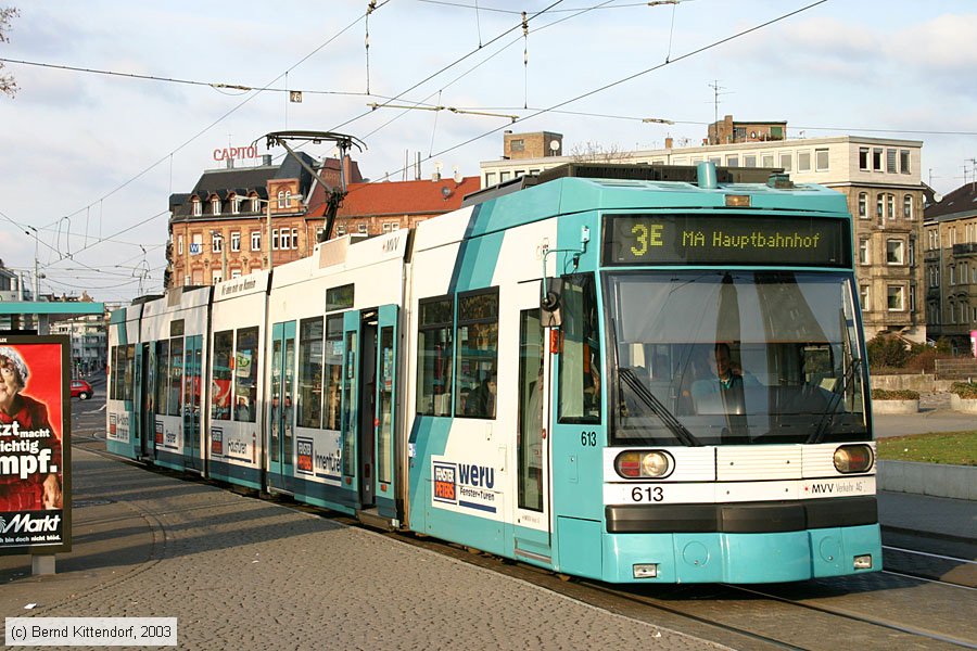 Straßenbahn Mannheim - 613
/ Bild: mvg613_e0001274.jpg