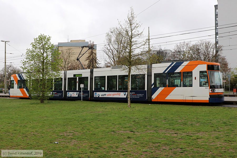 Stra&szlig;enbahn Mannheim - 5614
/ Bild: rnv5614_bk1904040001.jpg