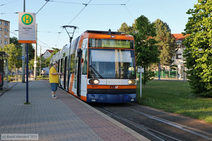 Stra&szlig;enbahn Mannheim - 5614
/ Bild: rnv5614_bk2105310103.jpg