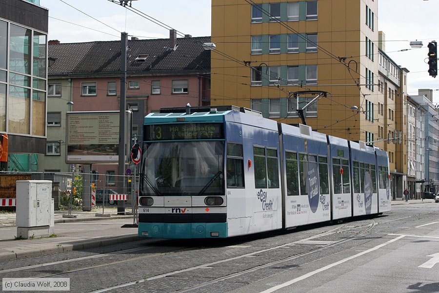 Straßenbahn Mannheim - 614
/ Bild: mvg614_cw0807080029.jpg