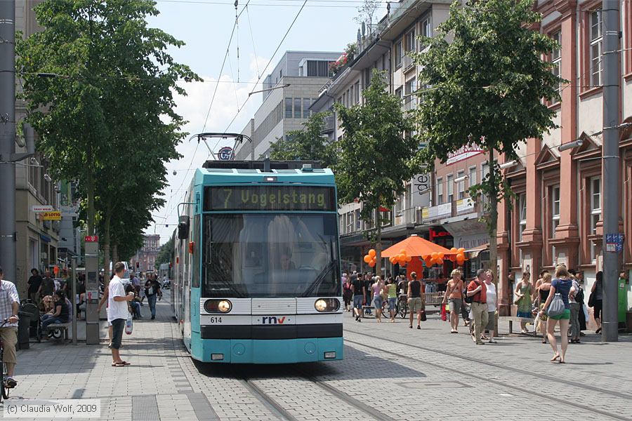 Straßenbahn Mannheim - 614
/ Bild: mvg614_cw0907020090.jpg