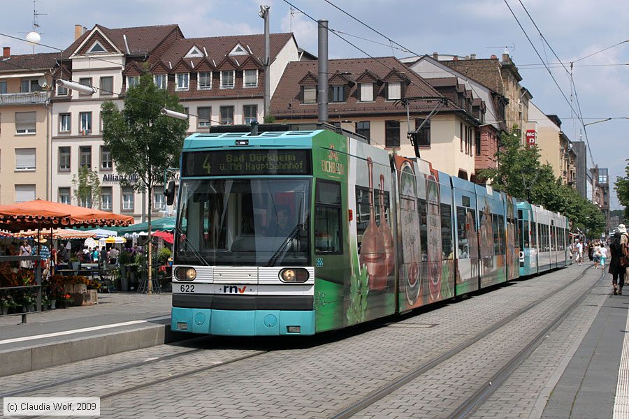 Straßenbahn Mannheim - 622
/ Bild: mvg622_cw0907020087.jpg