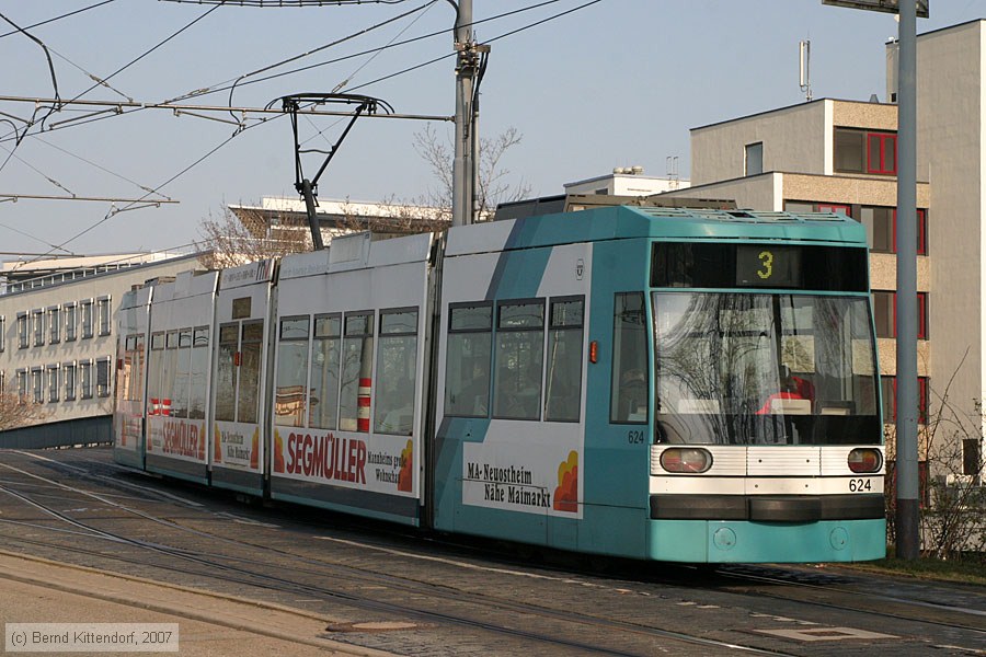 Straßenbahn Mannheim - 624
/ Bild: mvg624_bk0703150022.jpg