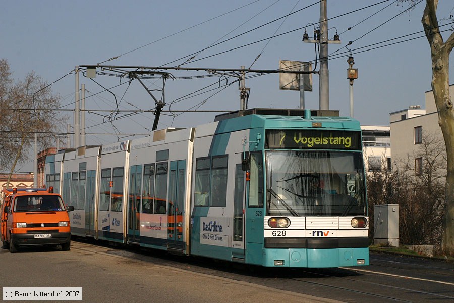 Stra&szlig;enbahn Mannheim - 628
/ Bild: mvg628_bk0703150083.jpg