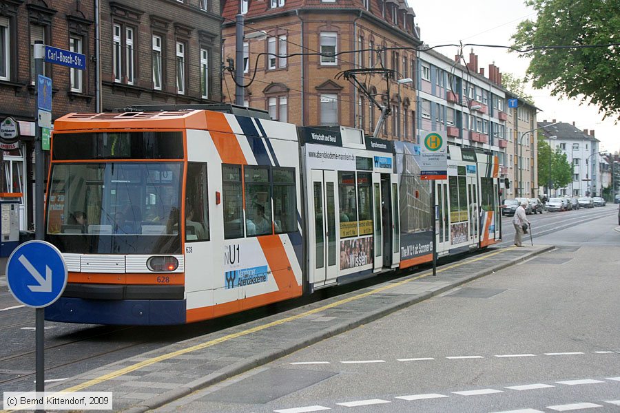 Straßenbahn Mannheim - 628
/ Bild: mvg628_bk0904140033.jpg