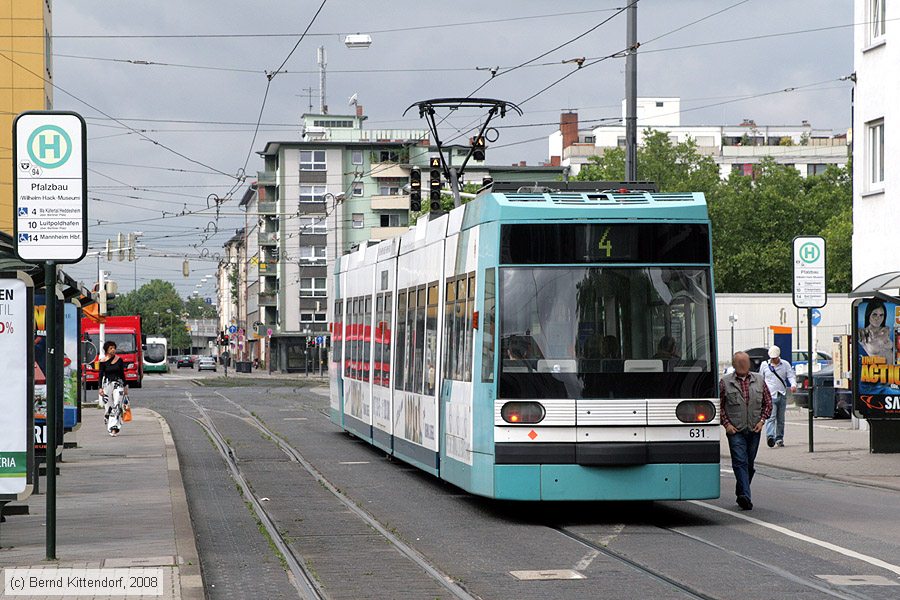 Straßenbahn Mannheim - 631
/ Bild: mvg631_bk0807090019.jpg