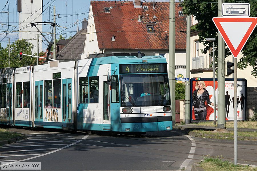 Straßenbahn Mannheim - 631
/ Bild: mvg631_cw0807040019.jpg