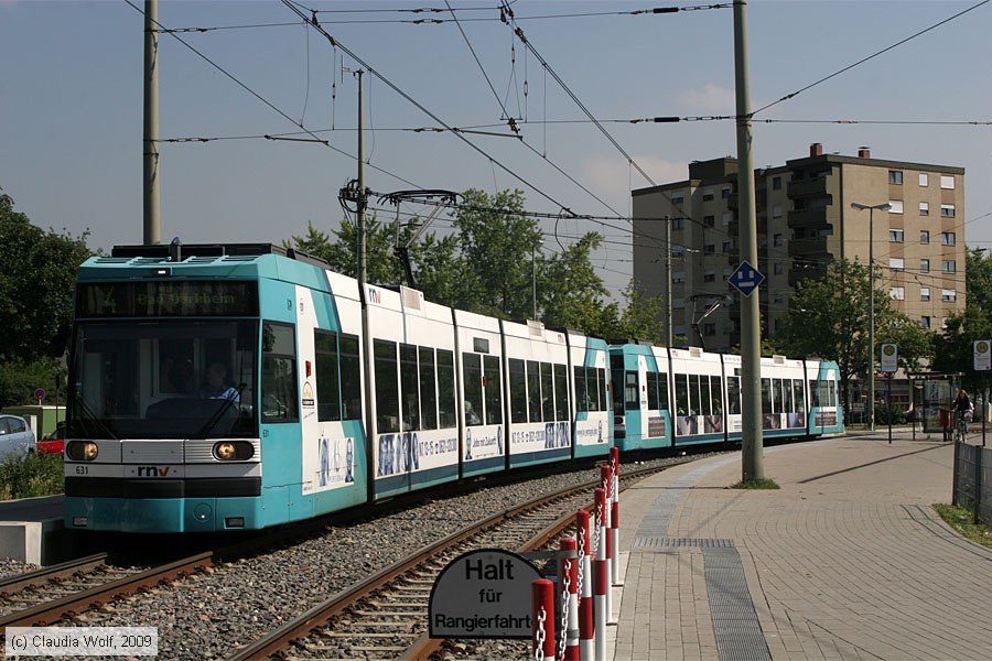 Straßenbahn Mannheim - 631
/ Bild: mvg631_cw0906170001.jpg