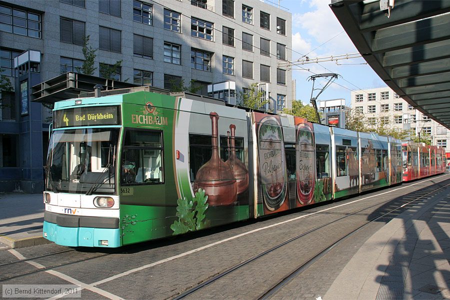 Stra&szlig;enbahn Mannheim - 5632
/ Bild: rnv5632_bk1107110017.jpg