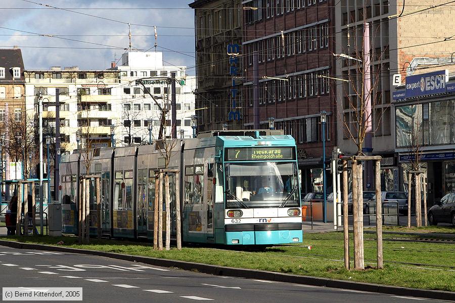 Straßenbahn Mannheim - 632
/ Bild: mvg632_e0012925.jpg