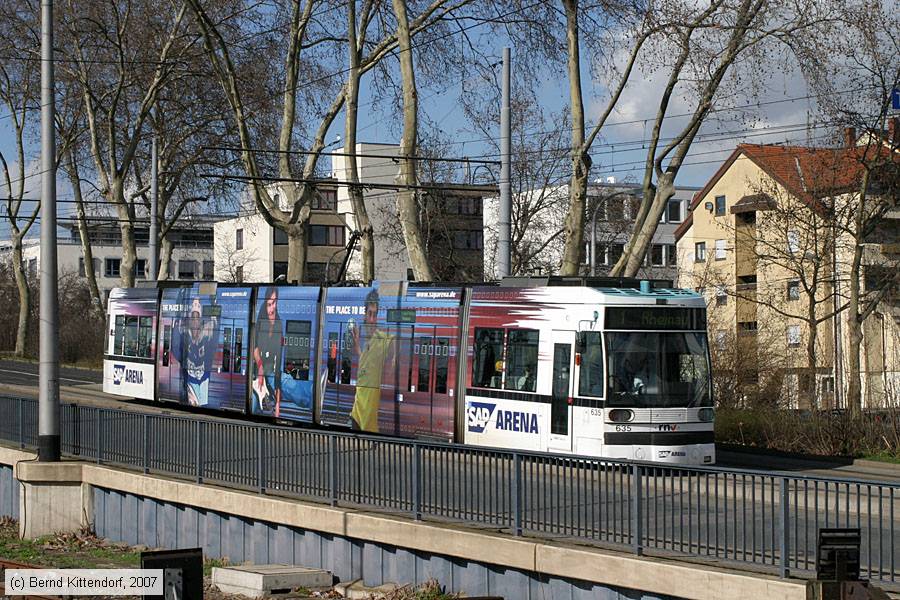 Straßenbahn Mannheim - 635
/ Bild: mvg635_bk0703040116.jpg