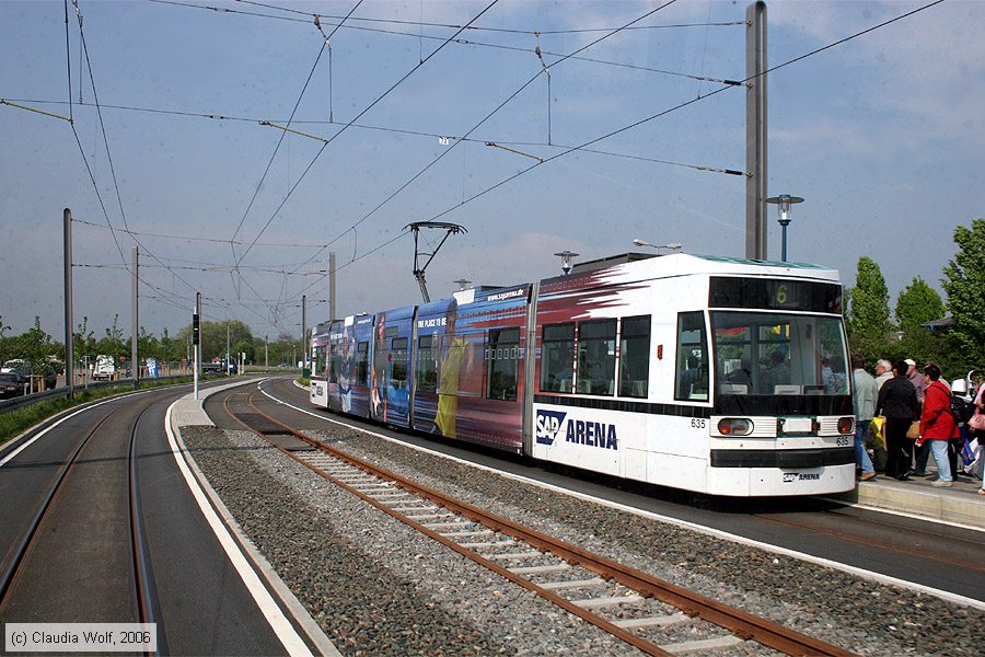 Straßenbahn Mannheim - 635
/ Bild: mvg635_cw0605090039.jpg
