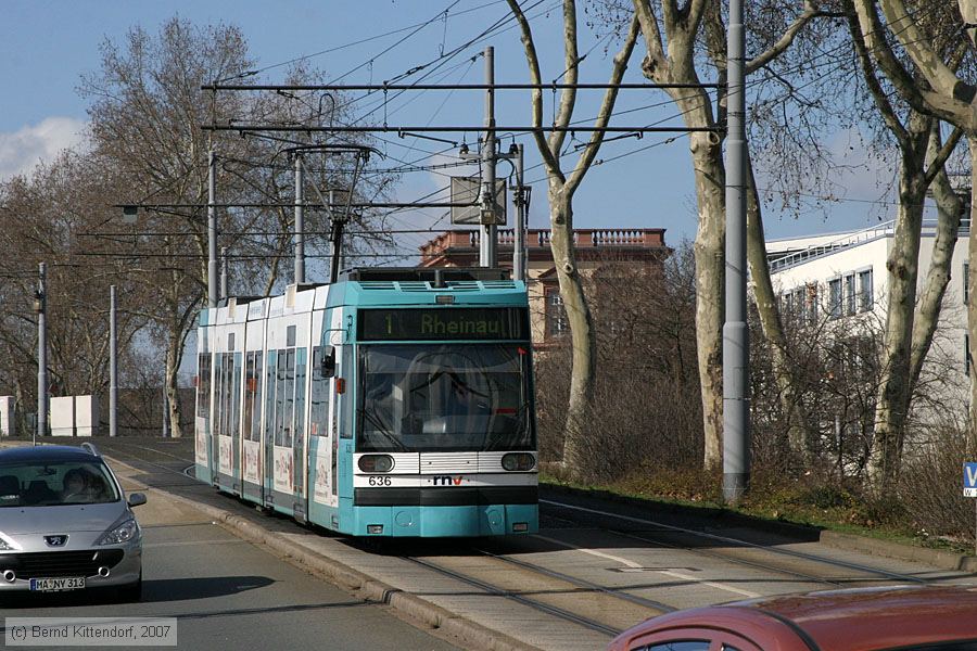 Stra&szlig;enbahn Mannheim - 636
/ Bild: mvg636_bk0703040096.jpg