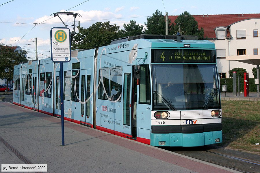 Stra&szlig;enbahn Mannheim - 636
/ Bild: mvg636_bk0908270030.jpg