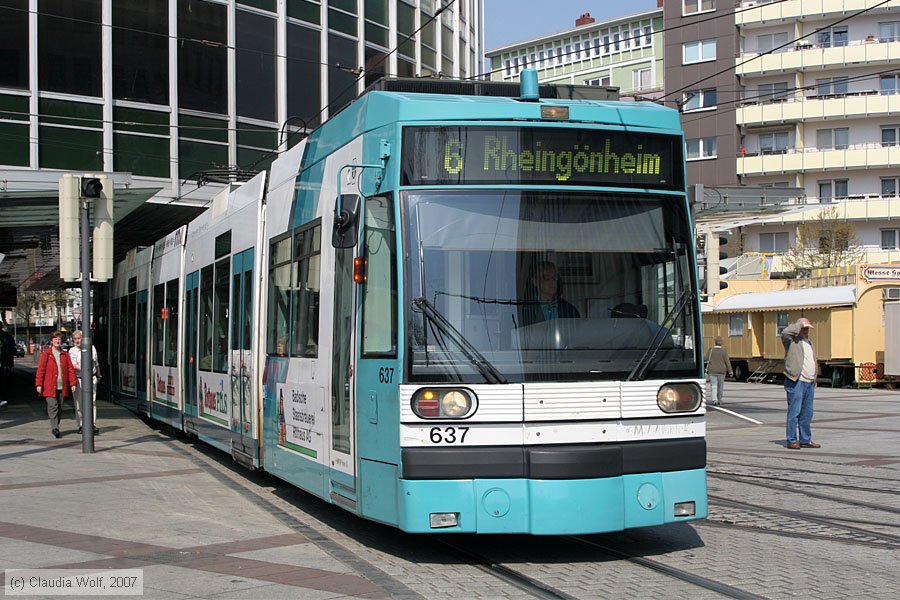 Straßenbahn Mannheim - 637
/ Bild: mvg637_cw0704020040.jpg