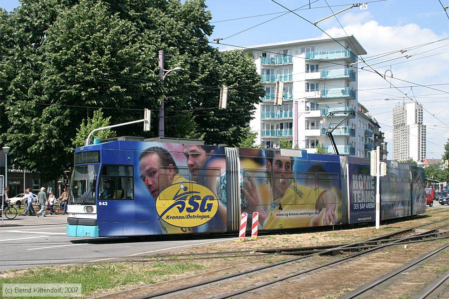 Straßenbahn Mannheim - 643
/ Bild: mvg643_bk0705180021.jpg