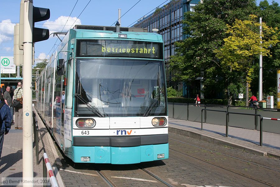 Straßenbahn Mannheim - 643
/ Bild: mvg643_bk0905190006.jpg